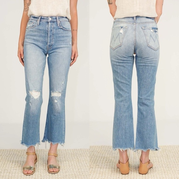 Mother The Tripper Straight Leg High Rise Jeans Misbeliever - Picture 1 of 10